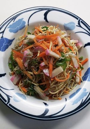 スピード調理、豆腐干の冷製パスタ風-レシピのメイン写真