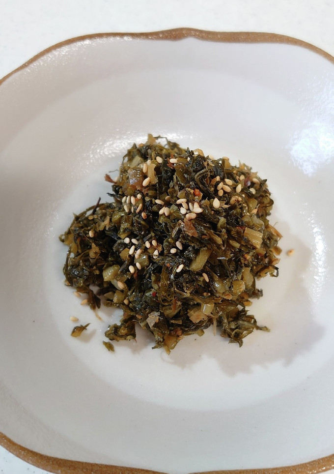 野沢菜のごま油炒め-レシピのメイン写真
