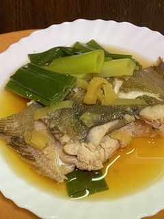 カレイと九条ネギの煮付け-レシピのメイン写真
