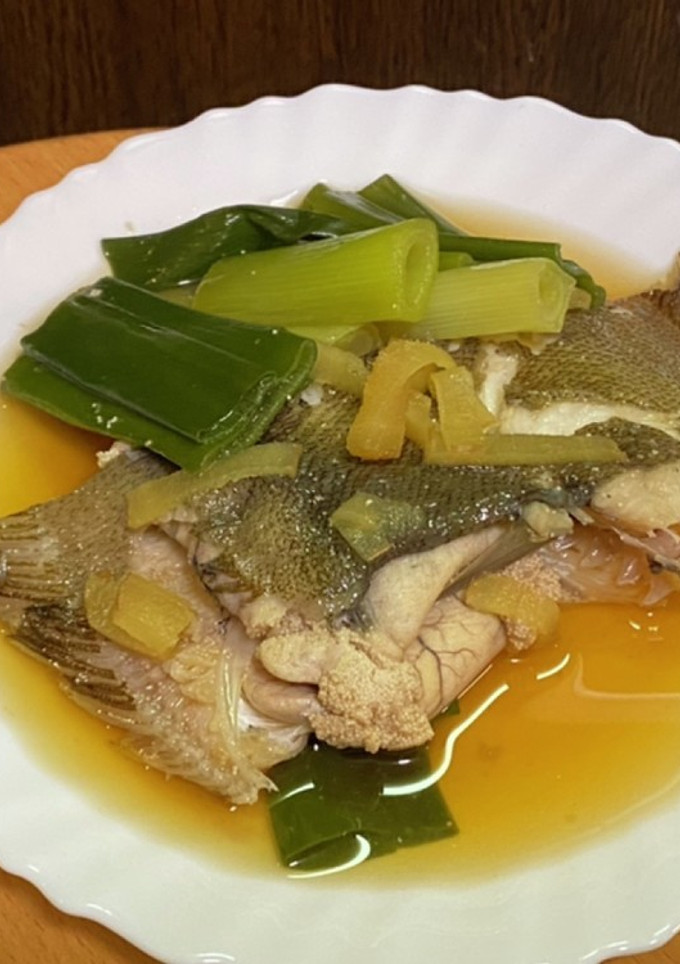 カレイと九条ネギの煮付け-レシピのメイン写真