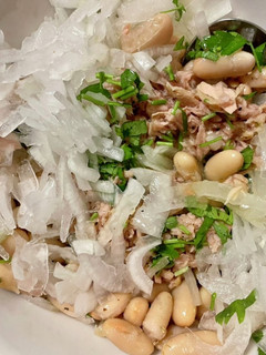 白いんげん豆と新玉ねぎのツナのサラダ-レシピのメイン写真