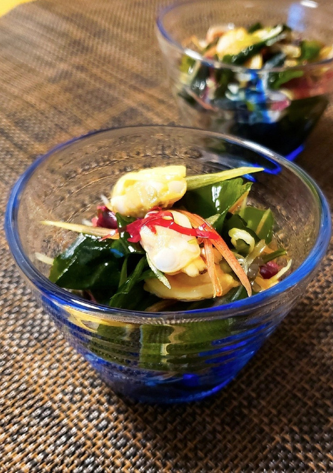 あさりとミョウガの酢の物✿白だし-レシピのメイン写真