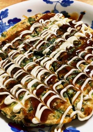 簡単おいしい☆ほうれん草のお好み焼き-レシピのメイン写真