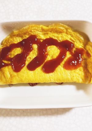 ハムとチーズのオムレツ-レシピのメイン写真