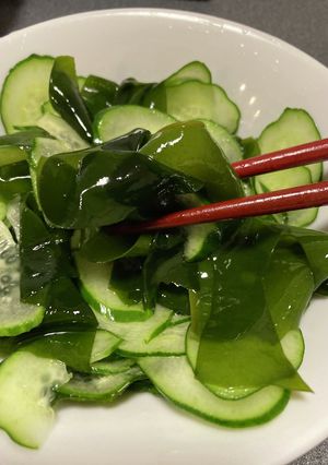 三陸産塩蔵わかめときゅうりの酢の物-レシピのメイン写真