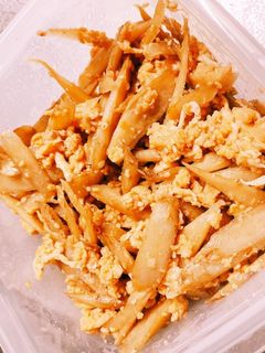 我が家のきんぴらごぼう-レシピのメイン写真