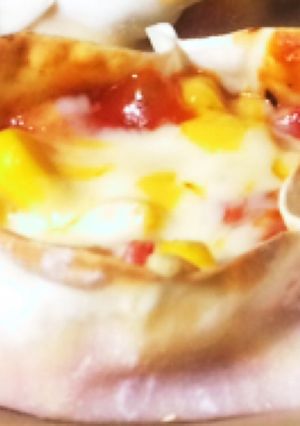 〜餃子の皮でシカゴピザ風〜-レシピのメイン写真