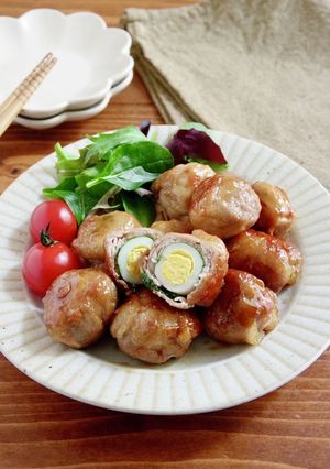 ☆簡単☆うずら卵の大葉肉巻きボール-レシピのメイン写真