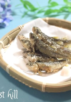片栗粉を塗すだけ・稚鮎の唐揚げ-レシピのメイン写真