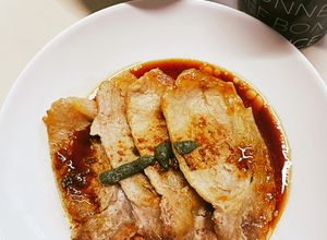 豚生姜焼き用肉の刻み青じそチューブ掛け♡-レシピのメイン写真