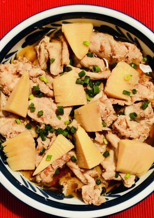豚肉入りタケノコ土佐煮-レシピのメイン写真