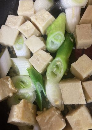 高野豆腐と長ネギの味噌オガタ煮-レシピのメイン写真