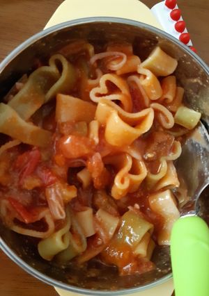 簡単カニかまでかにクリーム風パスタ-レシピのメイン写真