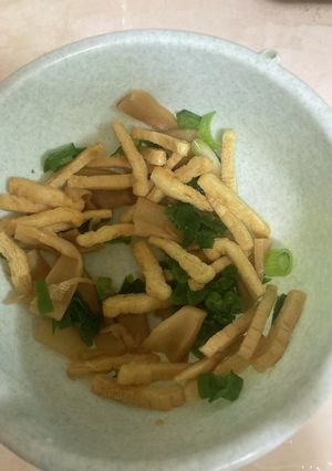 メンマと油揚げのポン酢オガタ和え-レシピのメイン写真