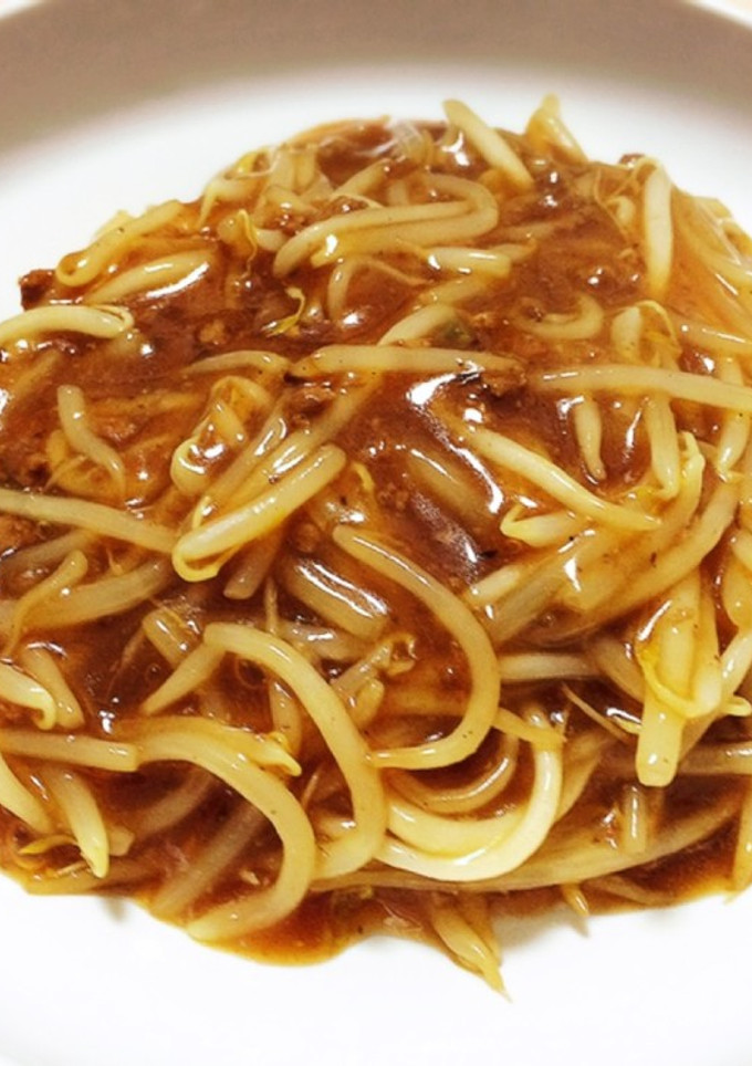 簡単おかず:もやしあんかけ-レシピのメイン写真