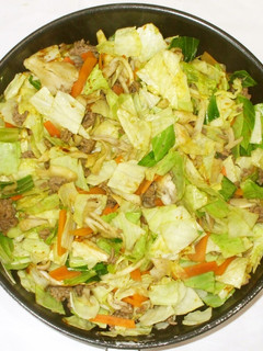 キャベツカレー粉炒め♪簡単漢方薬膳-レシピのメイン写真