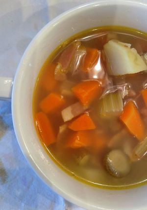 根菜スープ！で冷蔵庫のお掃除か？-レシピのメイン写真