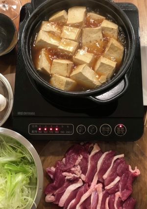 豆腐が主役の鴨ネギ鍋-レシピのメイン写真