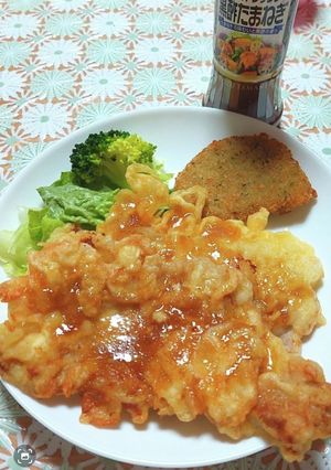 豚天　キューピー黒酢ドレッシング-レシピのメイン写真