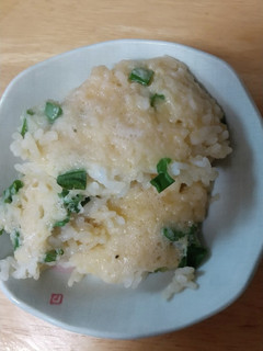新玉ねぎ葉の長芋リゾット-レシピのメイン写真