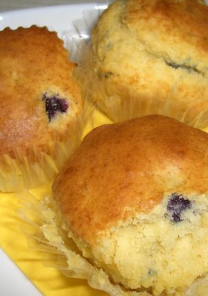 ホットケーキミックスブルーベリーマフィン-レシピのメイン写真