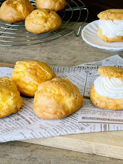 もっちりシュー生地 白玉粉シュークリーム-レシピのメイン写真