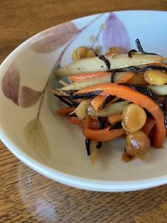 うち豆入りきんぴらごぼう-レシピのメイン写真