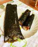 簡単美味しいサラダ巻き&納豆巻き^_^
