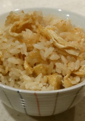 あげ飯　おあげだけの絶品簡単炊き込みご飯-レシピのメイン写真