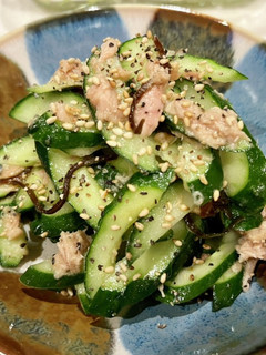 きゅうりとツナと塩昆布-レシピのメイン写真