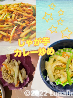 じゃが芋とひき肉 カレー炒め-レシピのメイン写真