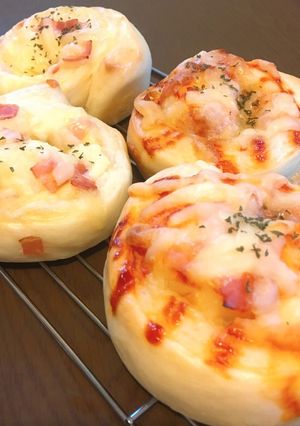 ベーコンチーズパン-レシピのメイン写真