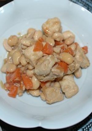 鶏肉と大豆の炒め煮-レシピのメイン写真