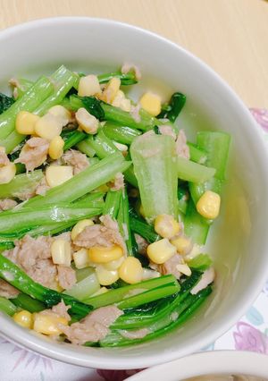 【自分用】小松菜シャキシャキ食べ応え◎-レシピのメイン写真