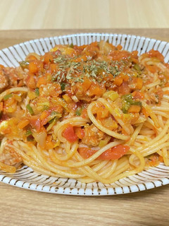 具沢山トマトソースパスタ-レシピのメイン写真