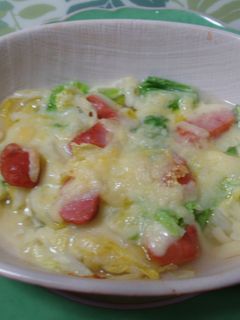 白菜とウインナーのチーズ焼き★-レシピのメイン写真