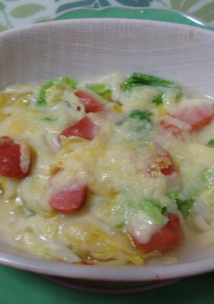 白菜とウインナーのチーズ焼き★-レシピのメイン写真