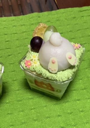 イースター☆苺大福の兎おしりケーキだよ♡-レシピのメイン写真