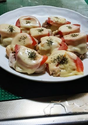 鶏肉のトマトチーズ焼き-レシピのメイン写真