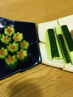 歯ごたえ良✨うめきゅう&もろきゅう✨-レシピのメイン写真