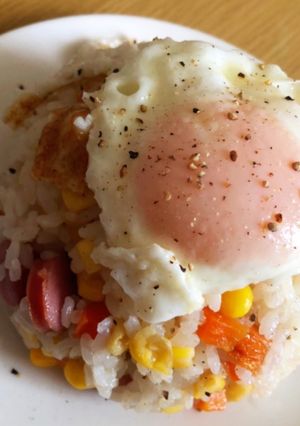 簡単☆レンジでガーリックライス-レシピのメイン写真