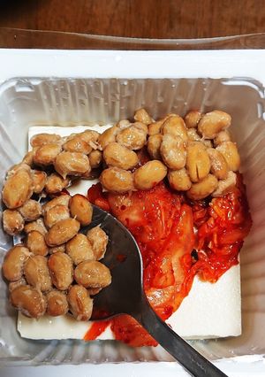 のせるだけ☆豆腐キムチ納豆☆-レシピのメイン写真