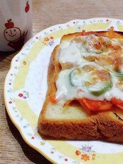 わくわくピザトースト-レシピのメイン写真
