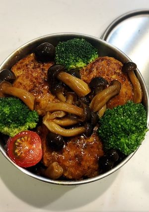 のっけ弁当2022.04.18-レシピのメイン写真
