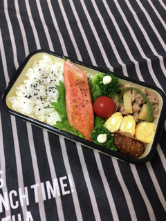 男子高校生弁当4/18青椒肉絲弁当-レシピのメイン写真
