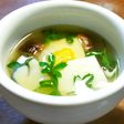 発酵筍(メンマ)椎茸豆腐のお吸い物 魚醤