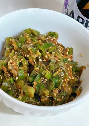 豆豉醬を使う長ネギの青い部分ピリ辛炒め-レシピのメイン写真