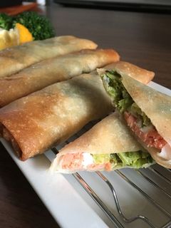 サーモンの春巻き-レシピのメイン写真