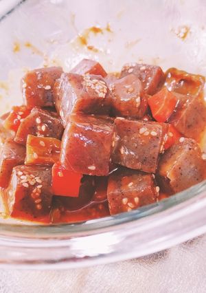 レンチン！こんにゃくの田楽煮☆お弁当に！-レシピのメイン写真