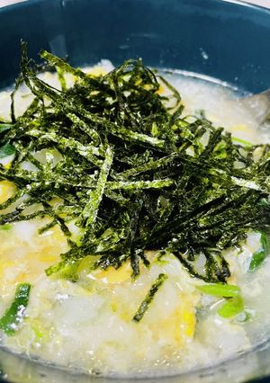 お冷ご飯で！簡単に！白だし卵クッパ-レシピのメイン写真